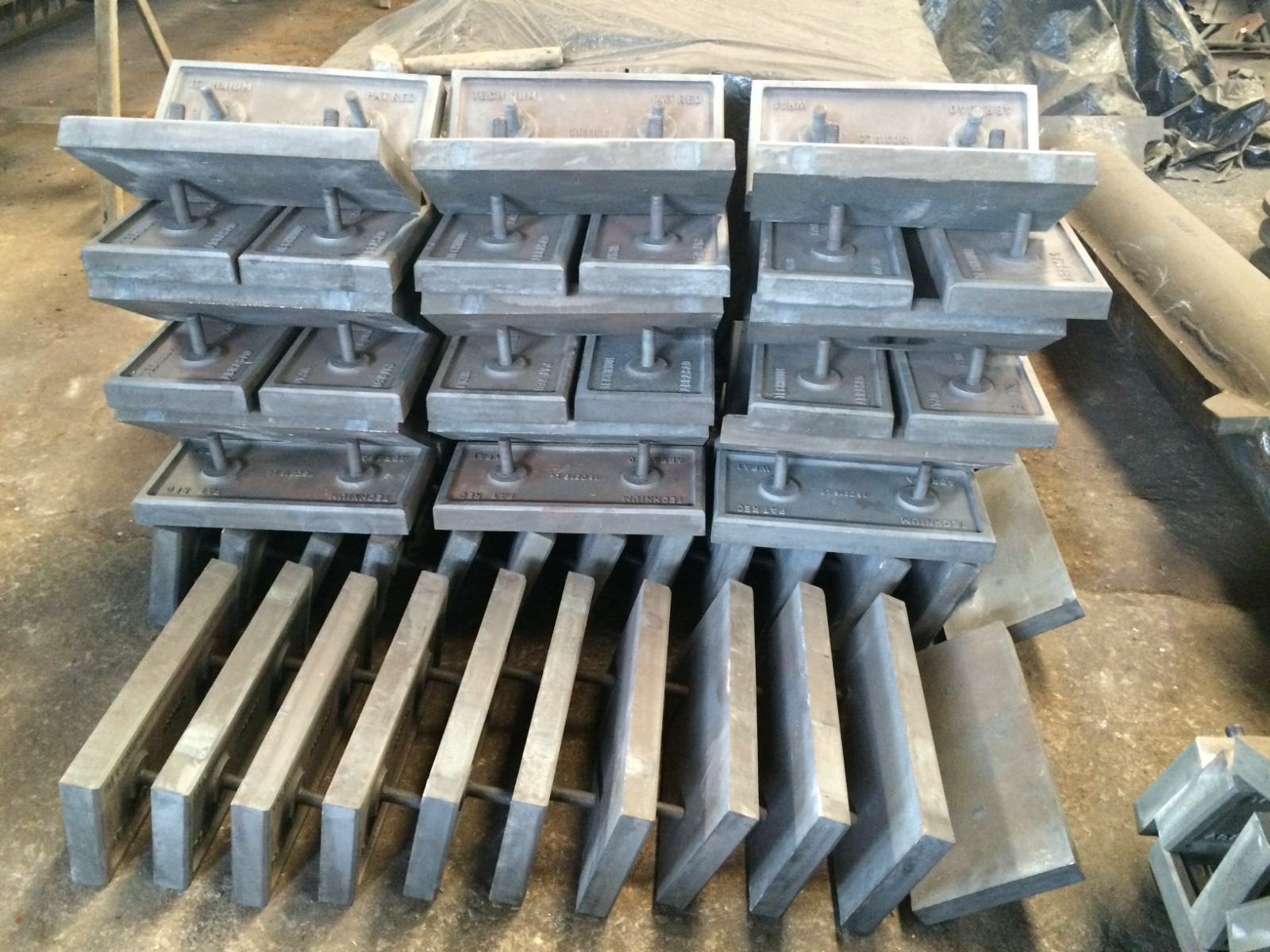 Placas DuraPro empilhadas